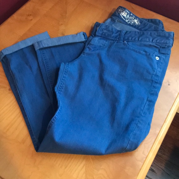 Express Zelda crop ultra low rise legging SZ 8 - Picture 3 of 6